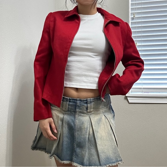 Vintage tailored red jacket - Picture 4 of 4